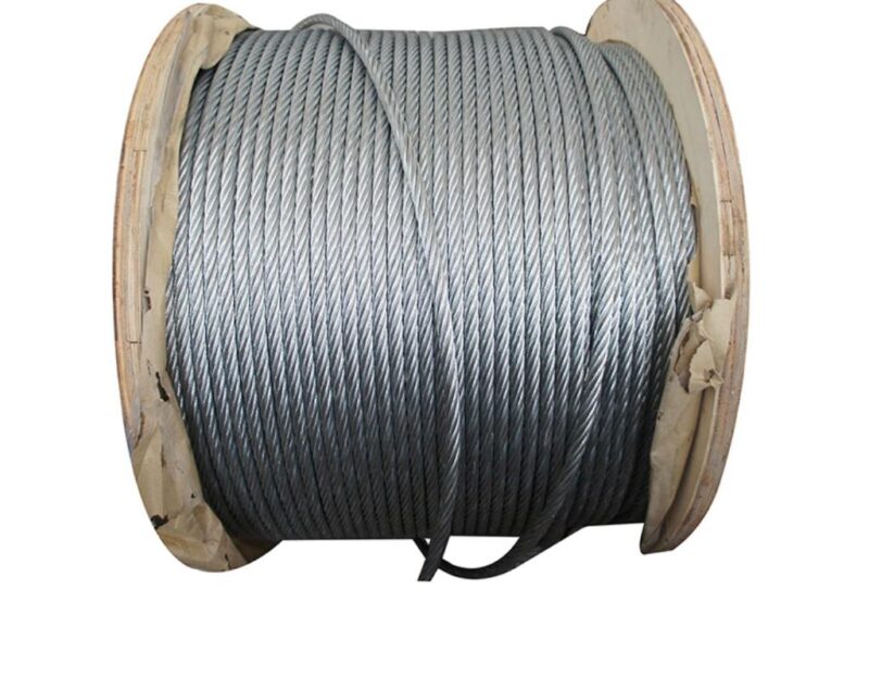 16028-189_image_0.jpeg USHA MARTIN 13 mm Steel Wire Rope 6 x 19S (9-9-1) 1960 N/mm2 100 m
