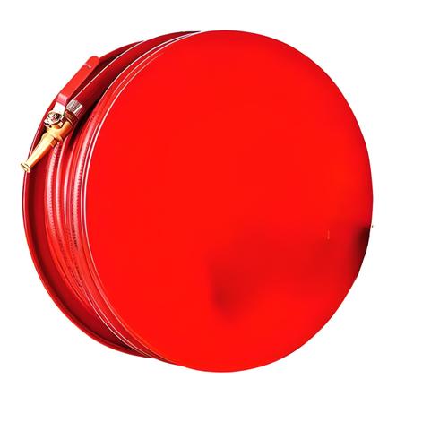 16032-168_image_0.jpg RR FIRE AND SAFETY EQUIPMENTS Reel 01 Rubber Mild Steel Retractable Manual Fire Hose Reel
