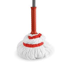 Twist Mop Cotton 45 x 15 cm Red & White