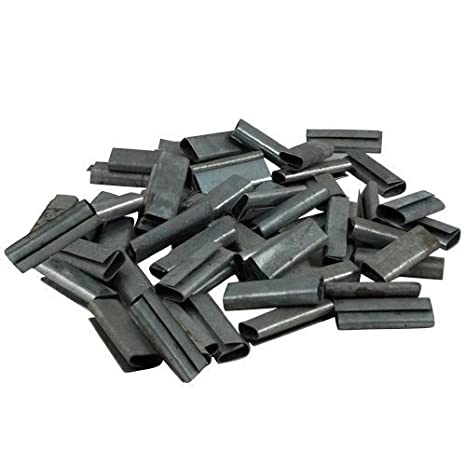 Strapping Clips Pet Metal 12 mm Silver