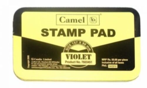 Camlin Stamp Pad Resin Based Violet 157x96 mm