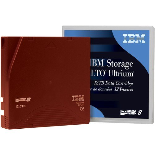 IBM IBM 8 Linear serpentine 12 TB Data Cartridge 102.0 x 105.0 x 21.0 mm