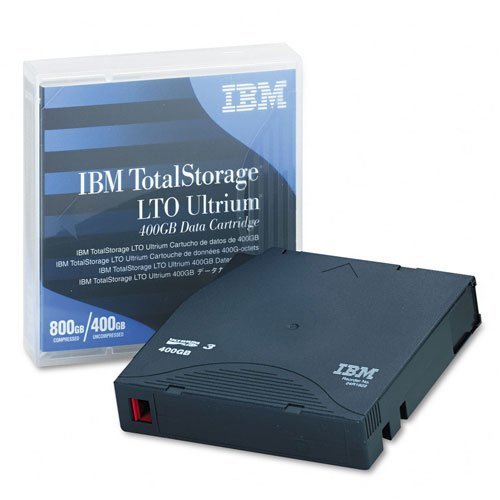 IBM 24R1922 LTO Tape 400 GB Data Cartridge 102.0 x 105.0 x 21.0 mm