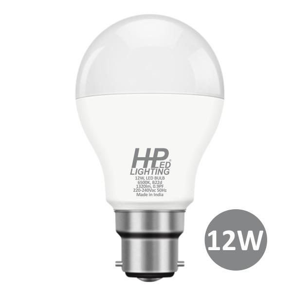 16051-3469_image_1.jpg HP LED LIGHTING 12 W Cool White B22 1 piece LED Bulbs