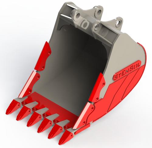 Excavator Bucket SES-BKT-HD-WL-1200 JCB  Model
