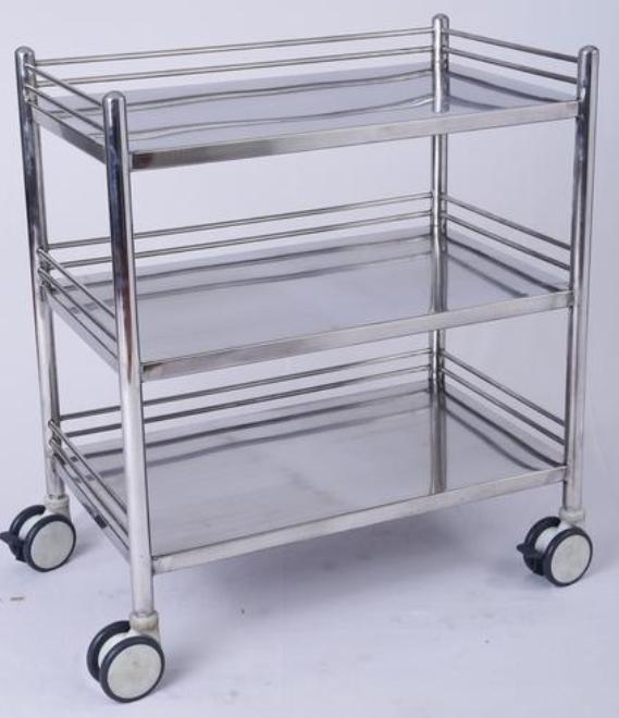Tej  Instrument Trolley Stainless Steel 760 x 450 x 810 mm