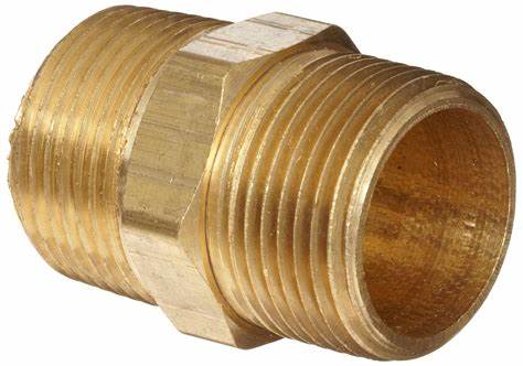 16057-4096_image_0.jpg Brass Hex Nipples 1 inch