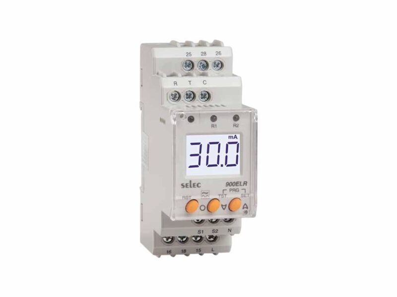 SELEC Earth Leakage Relays 900ELR-2-230V-CE 30mA- 30A