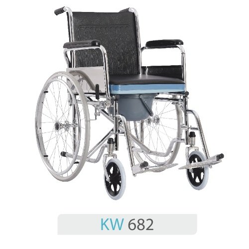 Y Care KW 682 Manual Stainless Steel Wheel Chair upto 250 lbs
