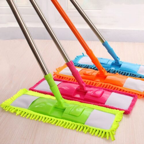 16088-1437_image_0.jpg Flat Head Mop Microfibre 45 x 15 cm Blue
