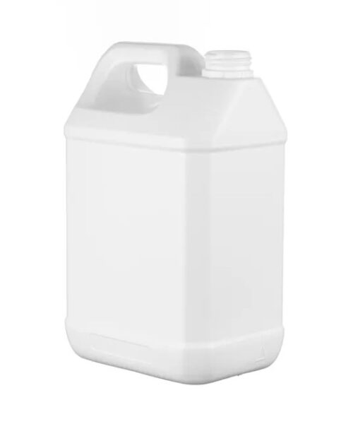 16088-420_image_0.jpg Soham Impex HDPE 5 L Rectangular White Chemical Cans