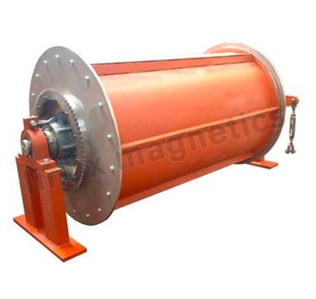 Linux Magnetics 1.5 tons/hr Drum Magnetic Separator 4 kW