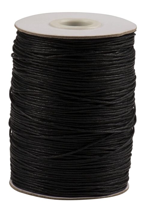 16100-1080_image_0.jpg KALYANI TEXTILES 1.5 mm Black Waxed Cotton Cord