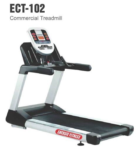 Energie Fitness 1-22km/h Treadmill ECT102 4 hp 63.5x23.5Inch