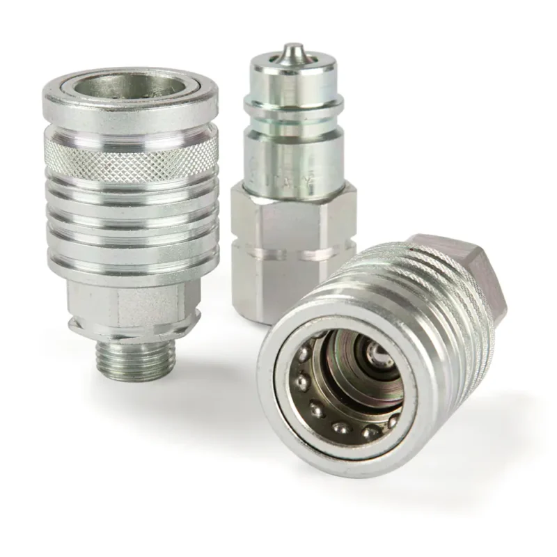 16101-606_image_0.webp Parker 1/2 inch Male Thread DIN 2353 Bulkhead Quick Release Couplings 4V14E6X6C Upto 300 bar 26 x 1.5 mm