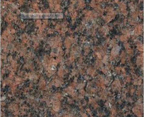 16105-193_image_0.jpg Natural Indian stone 2 - 6 cm Red Brushed Granite Tiles (120 - 190) x (90 - 60) cm