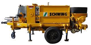 16109-499_image_0.jpg Schwing stetter 1807 Trolley Mounted Line Concrete Concrete Pump 73 m³/hr