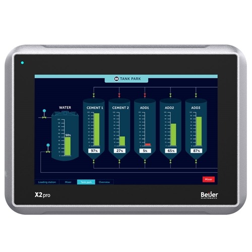16110-1276_image_0.jpg BEIJER X2PRO7 Human Machine Interface 7" TFT LCD RS-232, RS-422, RS-484 +24 V DC