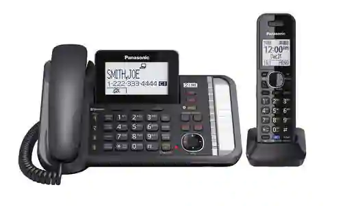 Panasonic ‎KX-TG9581B Cordless IP Phone 2 Line LCD