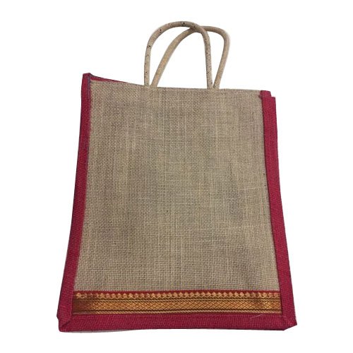 Jute Tote Bag Open Top 10x14 inch Brown
