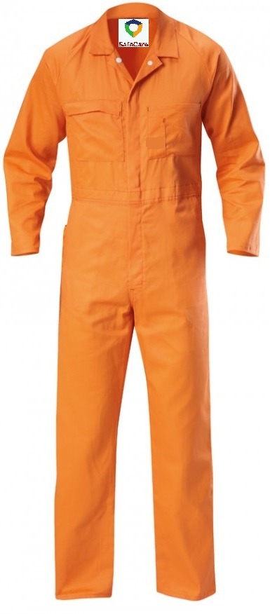 16124-1483_image_0.jpg SafeCare 100% Cotton 180 gsm Boiler Suits L Full Sleeves SC001C001