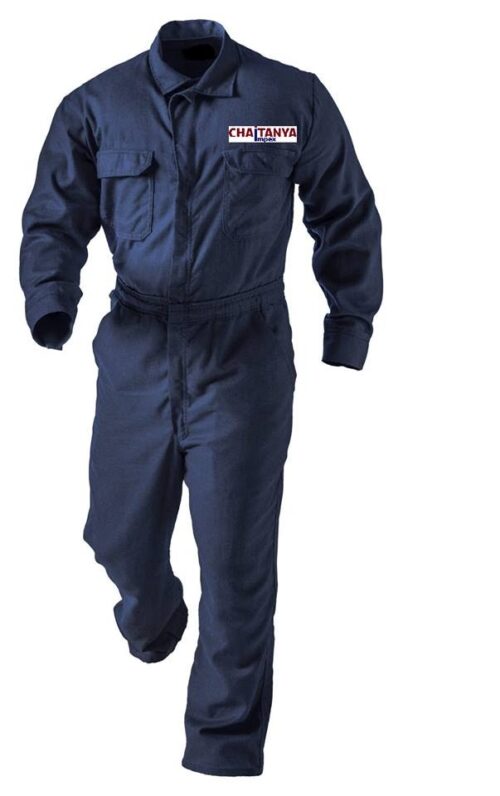SafeCare 100% Cotton 200 gsm Boiler Suits L Full Sleeves SC001C002