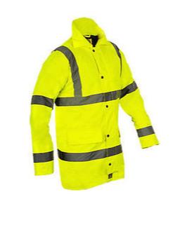 16138-115_image_0.jpg Polyester Safety Jackets L With Sleeves Yellow
