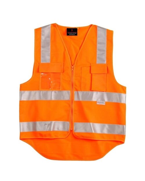 16138-574_image_0.jpg Polyester Safety Jackets M Without Sleeves Orange