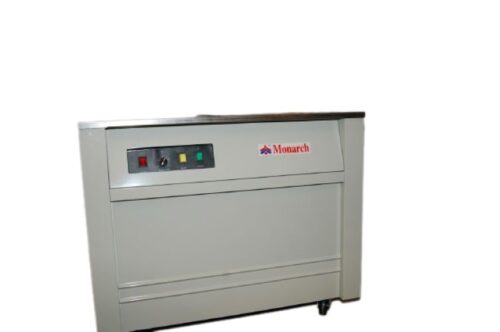 16138-903_image_0.jpg MONARCH Strapping Machines 1.5 sec/strap Semi Automatic Single Phase White