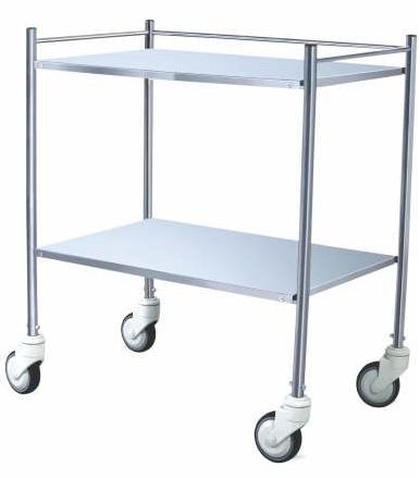 16147-33_image_0.jpg Sci-Med SMI-148 Instrument Trolley SS 76 x 46 x 92 cm