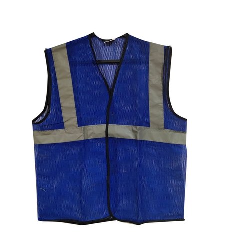 16148-3296_image_0.jpg Nylon Safety Jackets L Reflective Blue