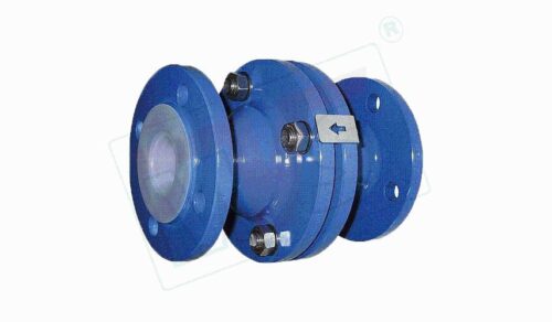 MVS 15 mm to 150 mm Ball / Disk Ductile Iron PFA, FEP, PP 150 psi Lined Check Valve