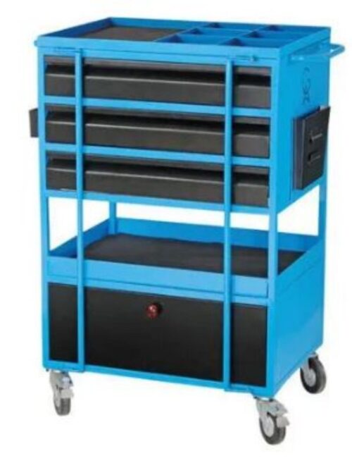 16198-510_image_0.jpg JINENDRA 3 Drawers Alloy Steel Tool Trolley