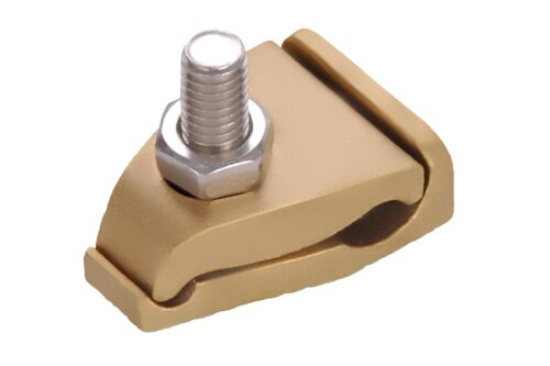 Brass Triangle 450 A 8-10 mm Earth Clamps