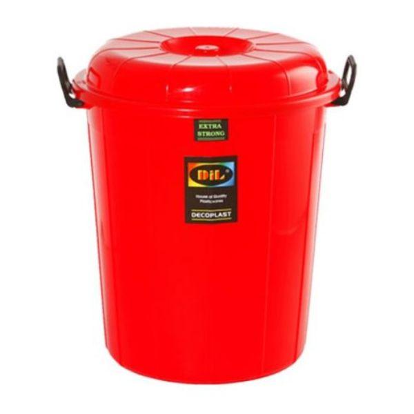 Decoplast Plastic 50 L Bucket 405 x 485 mm Red