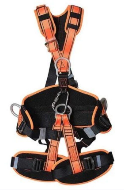 16238-1496_image_0.jpg Polyester Full Body Tower Safety Harness Free Size