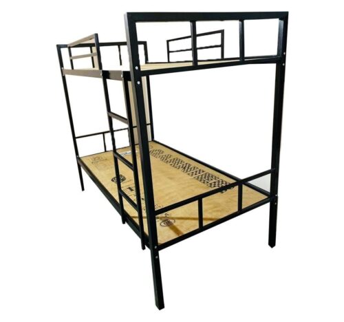 16238-846_image_0.jpeg Mild Steel 2 Tier Hostel Bed 6x3x6 ft Black