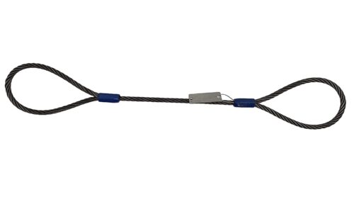 16240-204_image_0.jpg 1 m Eye and Eye Wire Rope Sling 2.5 ton