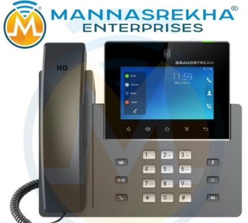 GRANDSTREAM Storage Wifi IP Video Phone 2 Line Android 7.0 HD TFT LCD