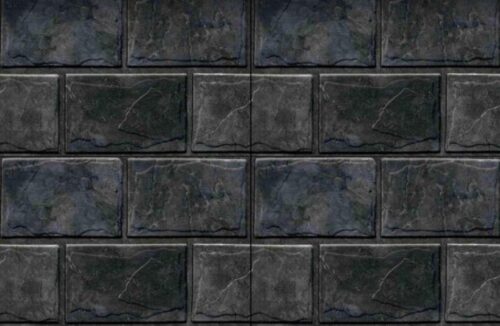 16246-144_image_0.jpg Plova Tiles Elevation 300 x 450 mm Black Glossy Ceramic Tile