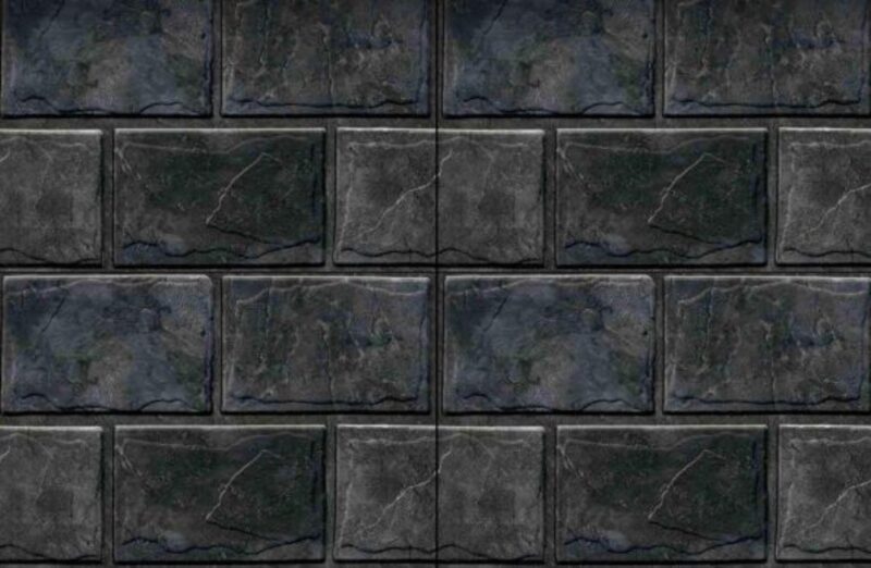16246-144_image_0.jpg Plova Tiles Elevation 300 x 450 mm Black Glossy Ceramic Tile