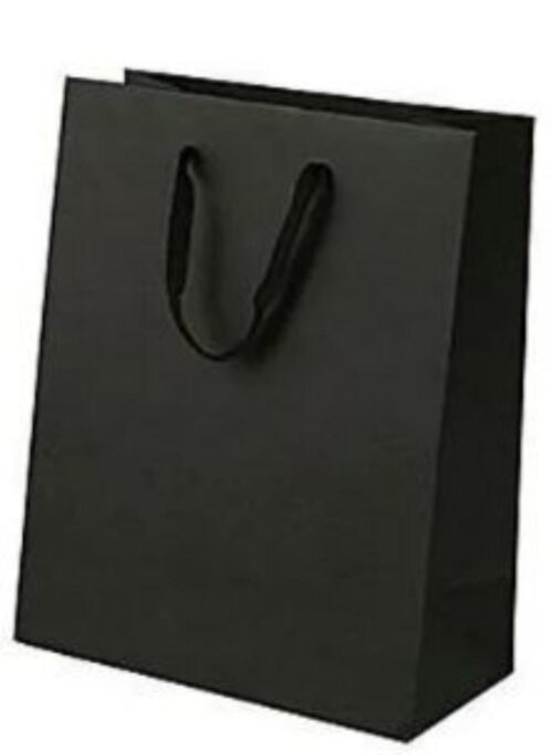 Plain Paper Bag 1 kg Black