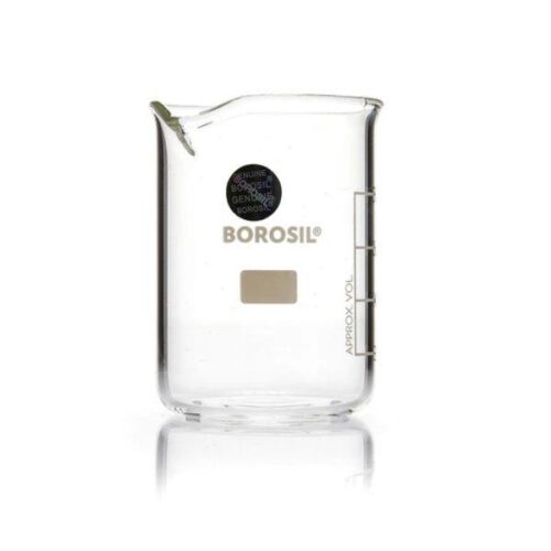 16249-117_image_0.jpg BOROSIL Borosilicate Glass Low Form Beaker 5 mL