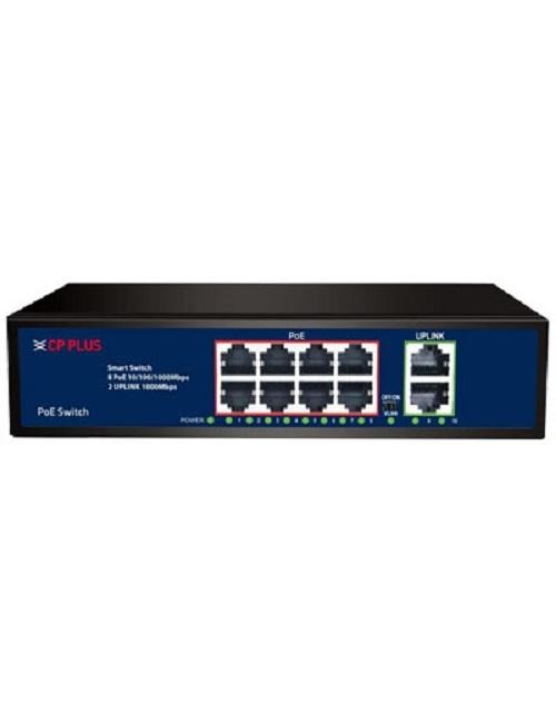 16251-566_image_0.jpg CP PLUS CP-DNW-GPU8G2-96 IEEE802.3af, IEEE802.3at PoE Injector