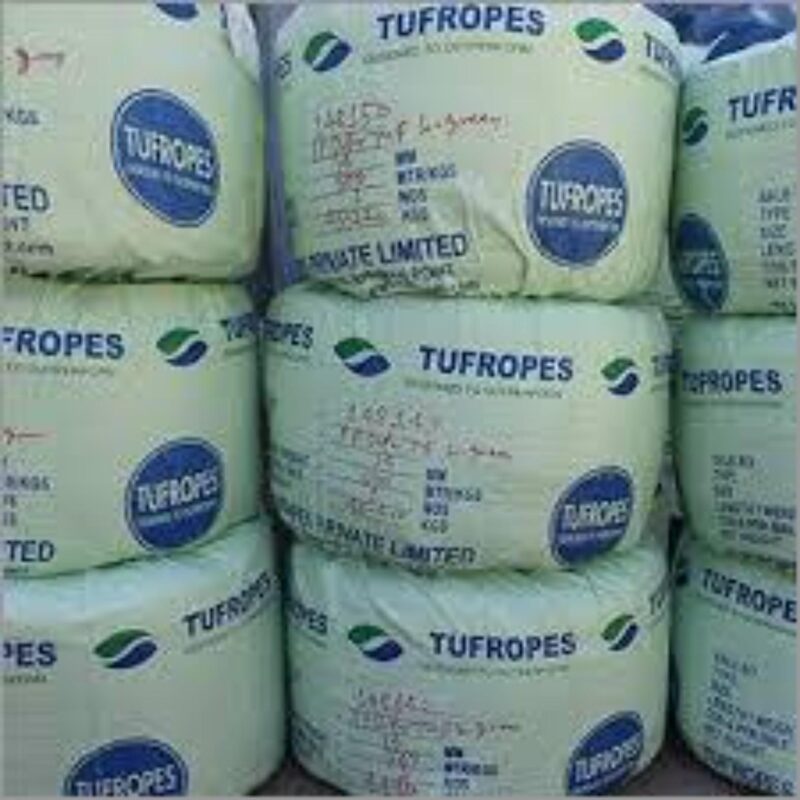 TUFROPES Polypropylene Braided 12 - 62 mm Ropes Yellow