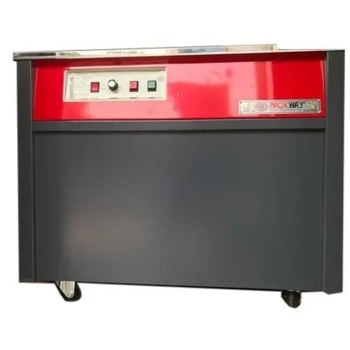 16260-647_image_0.jpg Strapping Machines 1.5 sec/strap Automatic Three Phase Red and Black