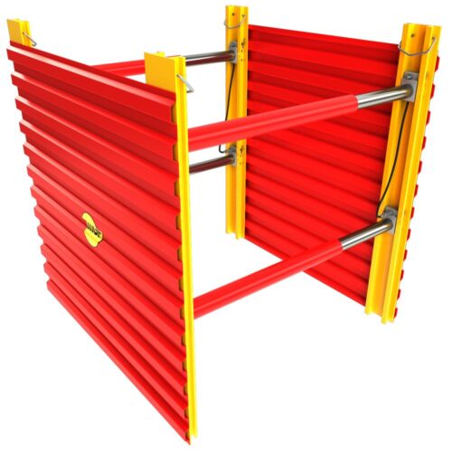 TEST STEEL SUPPLIERS Heavy Trench Shoring Box 3000 mm