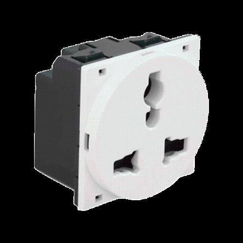 GYPSY GOLD 10 A White 3 Pin Plug Electrical Sockets