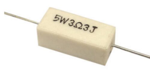 16266-2_image_0.jpg Cement Resistors 3 Ohm 1 - 20 W Through Hole