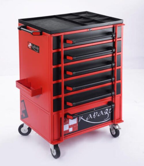 16266-82_image_0.jpg Kabage 5 drawer Mild Steel Tool Trolley